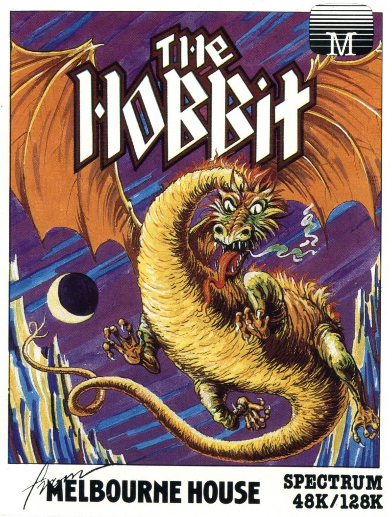 Редакційна обкладинка-картка гри The Hobbit, 1982 рік