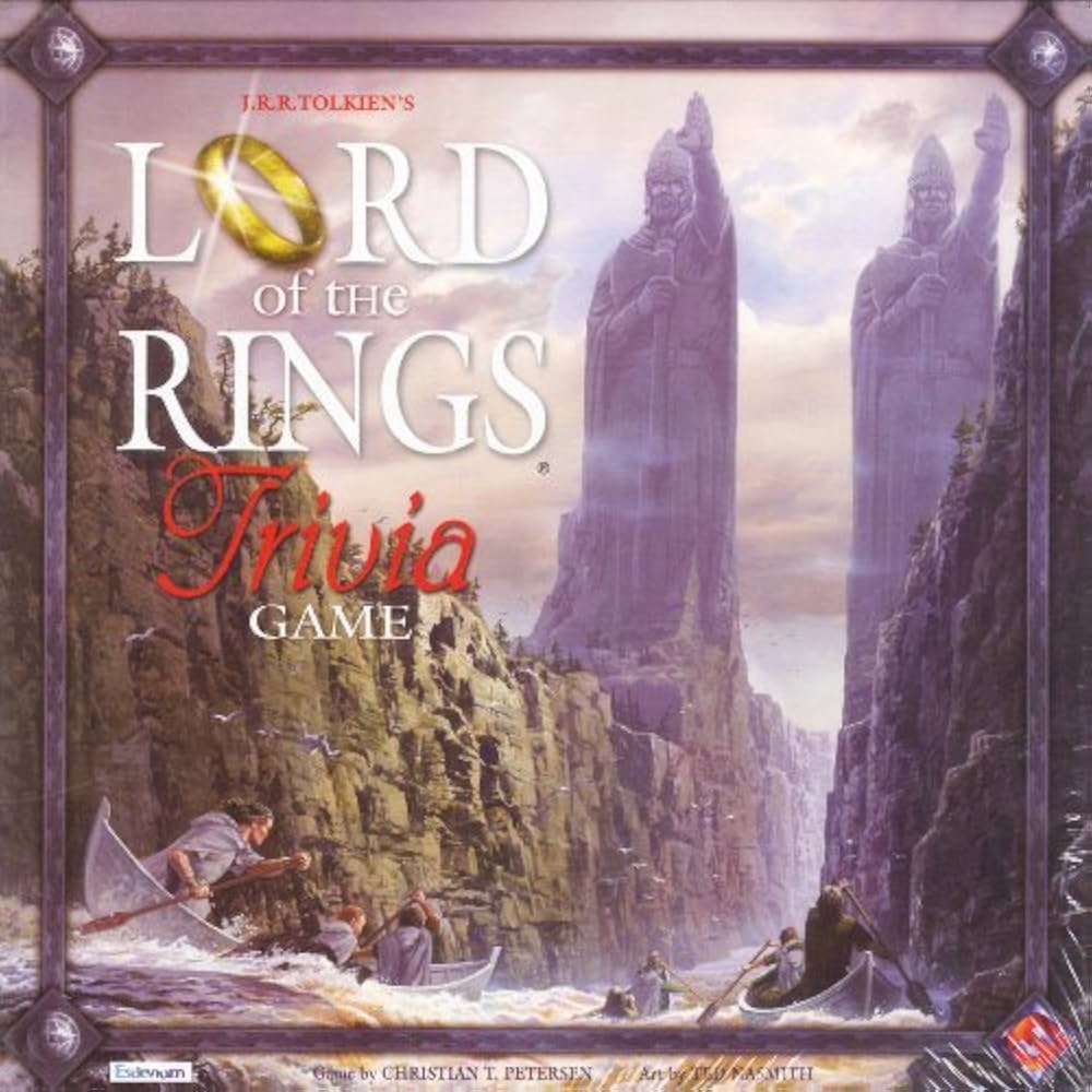 Редакційна обкладинка-картка гри The Lord of the Rings Trivia Game, 2003 рік