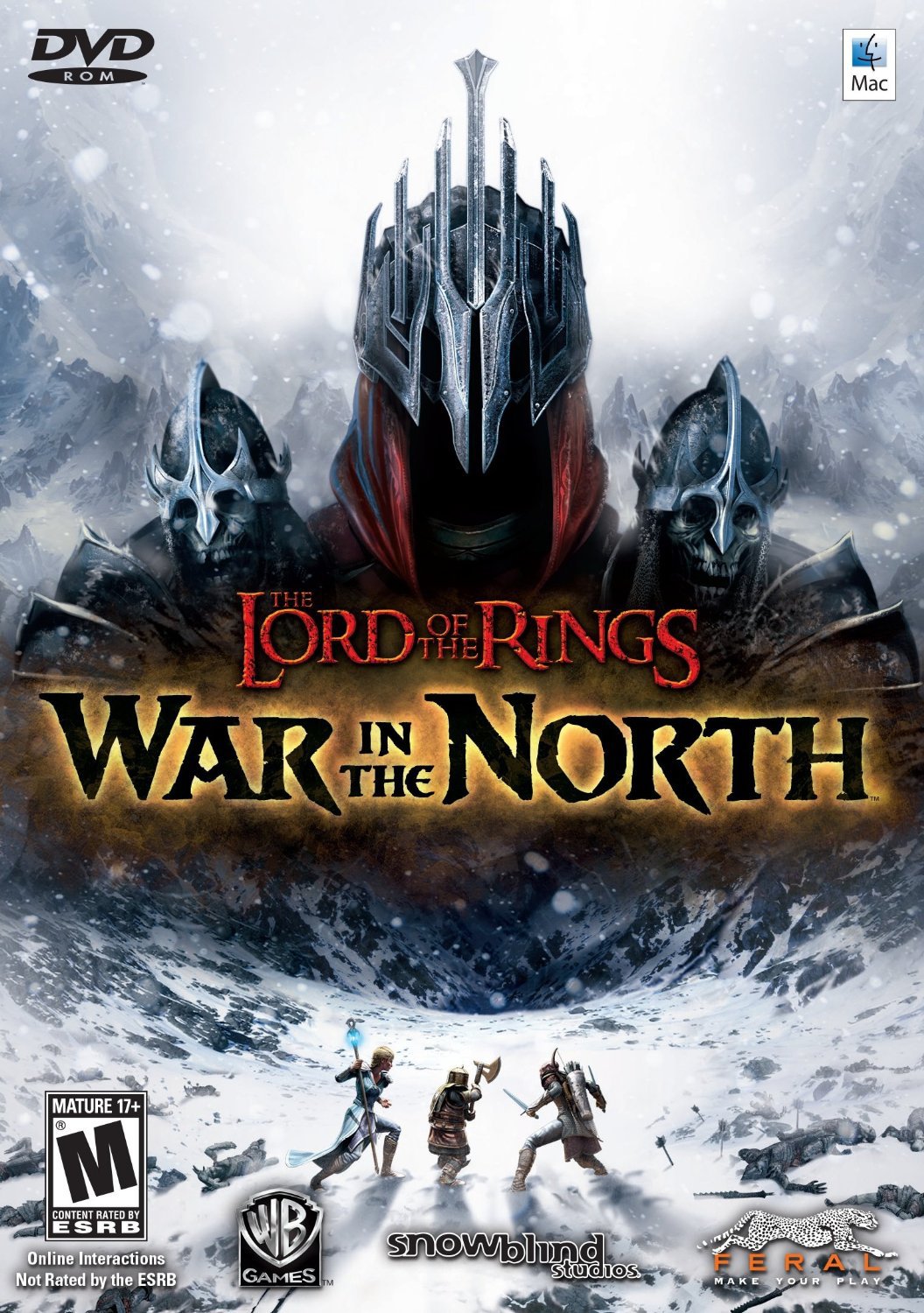 Редакційна обкладинка-картка гри The Lord of the Rings: War in the North, 2011 рік