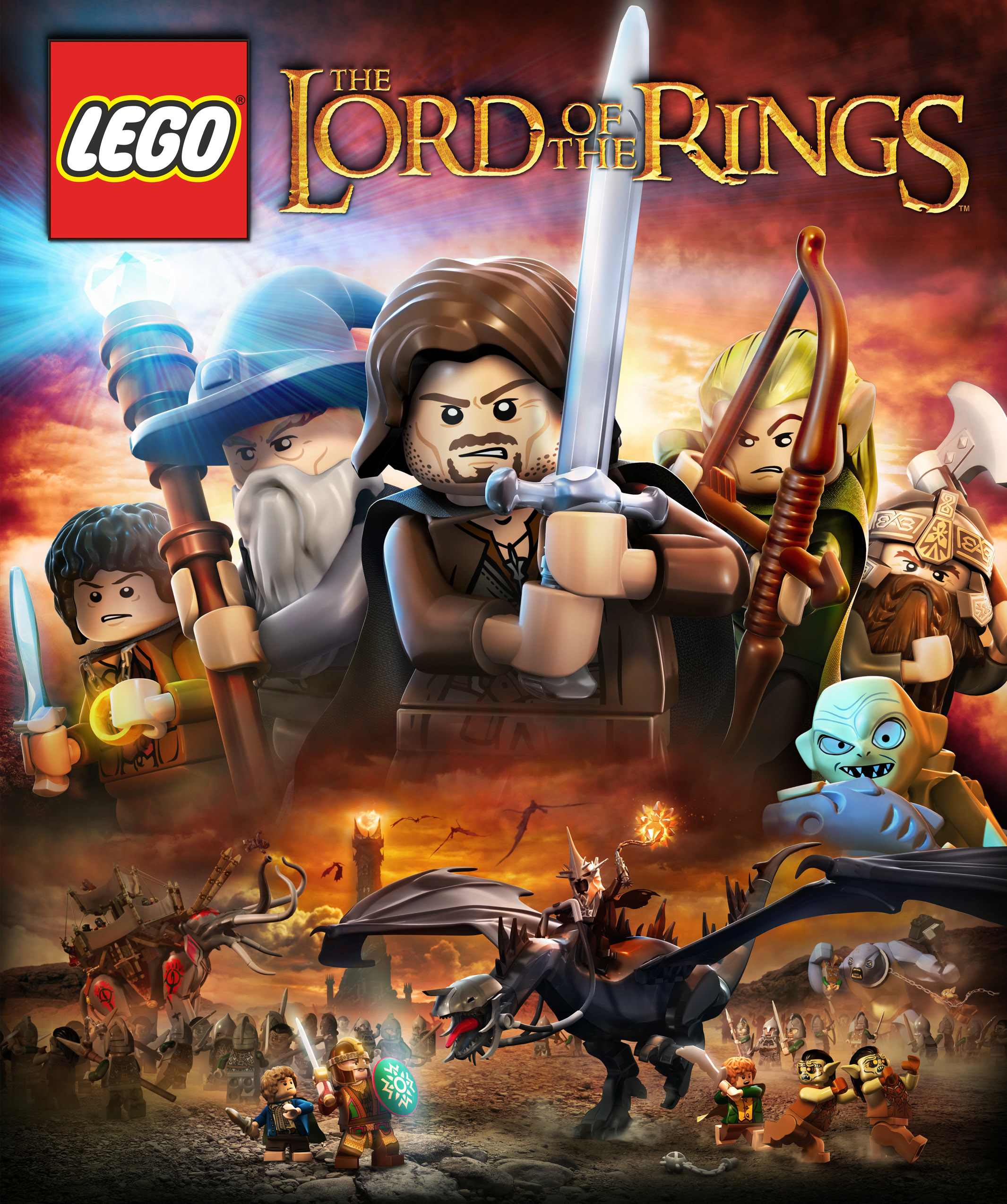 Редакційна обкладинка-картка гри LEGO The Lord of the Rings, 2012 рік